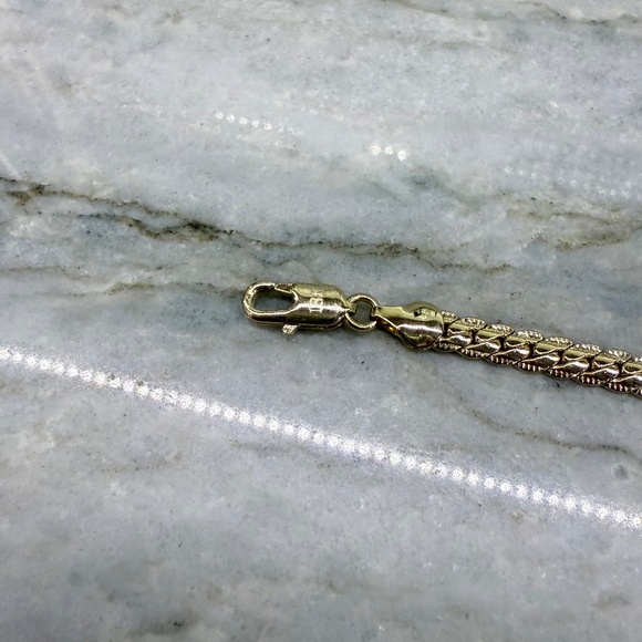 Gold plated Chain Necklace 18in - Picture 5 of 9